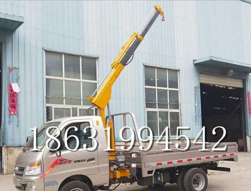 绵竹市车载吊机搬运悬臂吊机 多功能液压伸缩吊吊水泥轻卡改装车载吊机